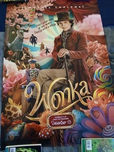 Wonka Original DS 27x40 Theater Issued Original Movie Poster ADV - Picture 1 of 6
