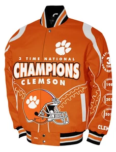 Clemson Tigers Franchise Club Commemorative Twill Jacket - Picture 1 of 3