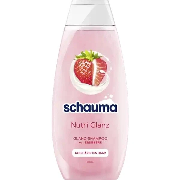 Schwarzkopf Schauma NUTRI GLANZ Strawberry Extract Shampoo XL 400ml FREE SHIP - Image 1 of 1