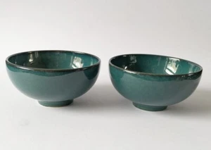 Denby Greenwich Rice Bowls X 2 - Picture 1 of 4