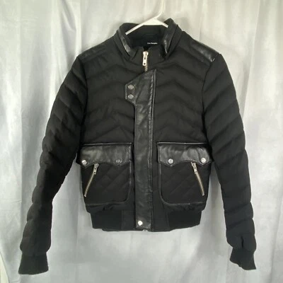 Abrigo Chaqueta Motociclista Clásica The Kooples Para Hombre Talla XS Foto 1 de 4