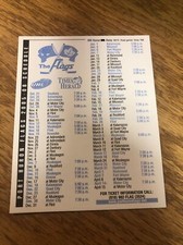UHL Port Huron Flags 2005-06 Magnet Schedule