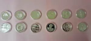 Gedenkmünzen 6 x 10 Euro je Prägestätte = 30 Münzen, 2003 Silber 0.925, PP - Bild 1 von 7