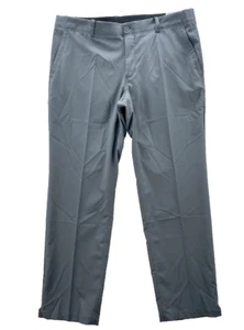 Nike Golf Pants Men's 32x32 Gray Dri Fit Standard Fit Preppy Athleisure Trousers - Picture 1 of 12
