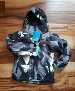 NWT COLUMBIA Girls ARCTIC TRIP Fleece Interchange 3 in 1 Jacket Blue Black XS 6 - Picture 1 of 6