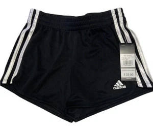 adidas Girls Youth Core Athletic Short (Black, S-7/8) - Picture 1 of 1