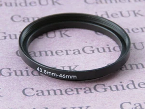 43.5mm to 46mm Male-Female Stepping Step Up Filter Ring Adapter 43.5mm-46mm - Picture 1 of 2