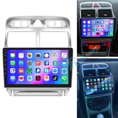 Android 13 Autoradio Für Peugeot 307 SW CC 2002-2013 Navi GPS WIFI Bluetooth RDS - Bild 1 von 4