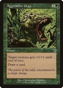 x1 Aggressive Urge Invasion MTG 181/350 COMMON M/NM 1x - Picture 1 of 1