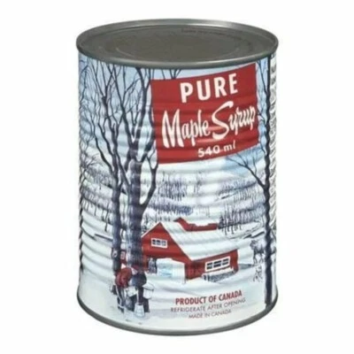 Fresh CANADIAN Local Wood Fired Pure Maple Syrup Premium Grade A,540 mL Quebec! - Image 1 of 2