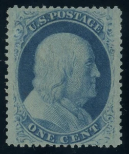 US Stamp #24 Franklin 1c - PSE Cert - VF 80 - MNH - SMQ $425.00 - See Descrptn - Picture 1 of 2
