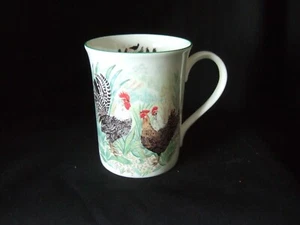 Taza de porcelana de hueso Royal Kendal 1991 Alex Williams Collection aves de corral - Imagen 1 de 4