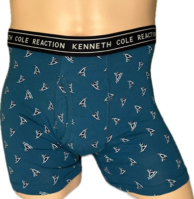 KENNETH COLE REACTION Para hombres Algodón Elástico Boxer BREVE Talla M Ropa Interior Sin Etiquetas Foto 1 de 3