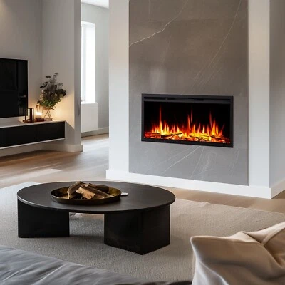 FLAMME Platinum Castello Electric Media Wall Fire - Image 1 of 4