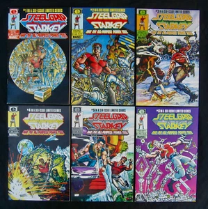 STEELGRIP STARKEY #1 2 3 4 5 6 - Full Series (Epic Comics 1986) 9.2 NM- - Picture 1 of 2