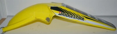 Suzuki RMZ 250 Kawasaki KX 250F Plastics Rear Fender YELLOW + GRAPHICS 2004-2006 - Image 1 of 4