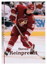 Steven Reinprecht - Phoenix Coyotes (Hockey Card) 2007-08 Upper Deck # 350 MT