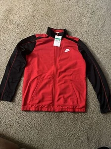 Youth Nike Tracksuit Jacket Red And Black Size XL - Picture 1 of 5