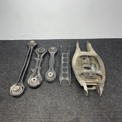 ☑️ OEM BMW E82 E90 E92 Rear Left Lower Upper Suspension Control Arm Wishbone SET - Image 1 of 4