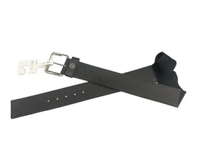 Nuevo con etiquetas cinturón para mujer Michael Kors con hebilla cuadrada negra y plateada extra ancho L/XL - Imagen 1 de 4