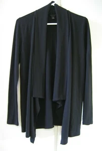 Ann Taylor Frente Abierto Ligero Jersey Tejido Cárdigan Suéter Chaqueta Negro XS - Imagen 1 de 10
