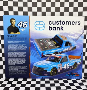 NASCAR 2024 Faction 46 Thad Moffitt Customers Bank Chevrolet Silverado Hero Card - Picture 1 of 2