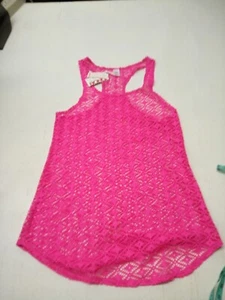 Womens/Juniors Bongo Hot Pink Beach Swimsuit Cover Up Size M - NWT - Picture 1 of 4