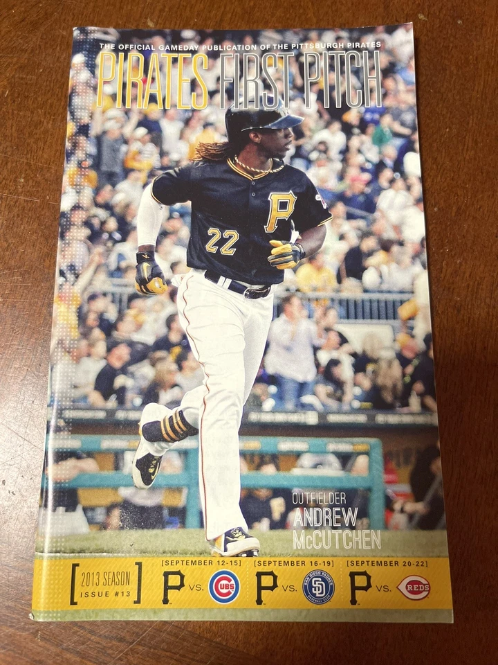 ANDREW MCCUTCHEN 2013 FIRST PITCH PROGRAM PITTSBURGH PIRATES NEW CONDITION - Image 1 of 2