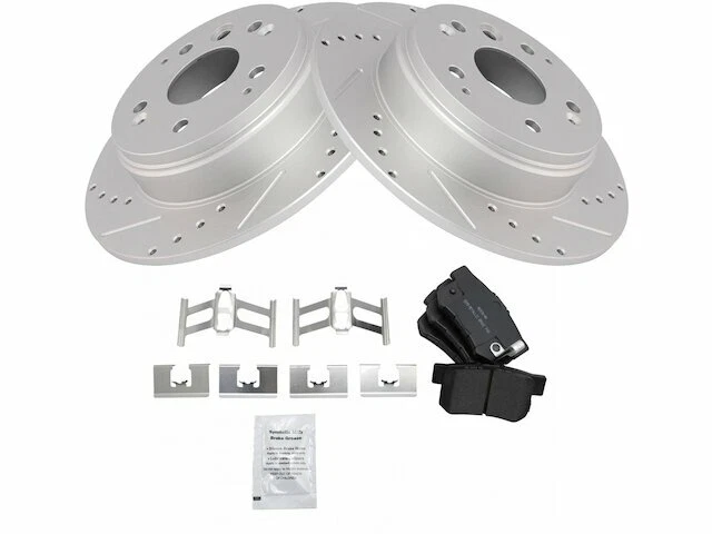 Rear DIY Solutions Brake Pad and Rotor Kit fits Honda Element 2003-2011 29VCSK - Imagem 1 de 1