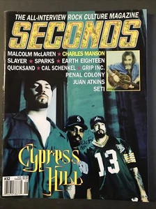 SECONDS MAGAZINE #32-CYPRESS HILL-CHARLES MANSON-SLAYER-SPARKS-GRIP INC. McLAREN - Imagen 1 de 3