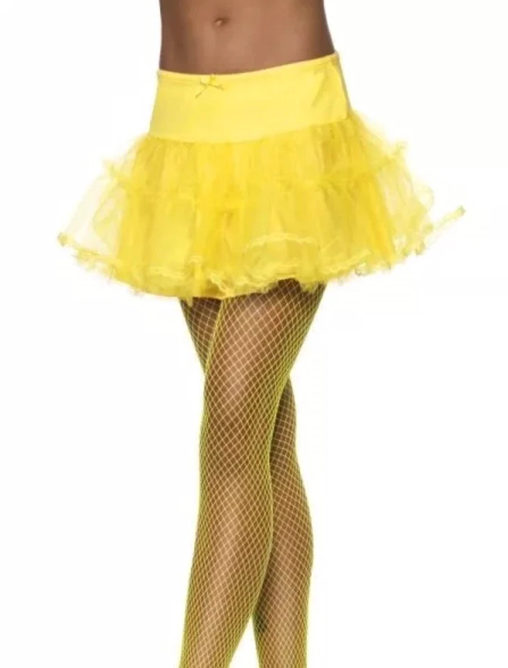 TUTU Neón Amarillo Falda Interior Rave Años 80 Fiesta Ballet Enagua Raver Vestido Elegante Foto 1 de 1