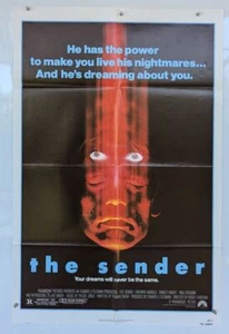 Póster original de la primera película de terror de ciencia ficción The Sender Kathryn Harrold Zeljko Ivanek - Imagen 1 de 2
