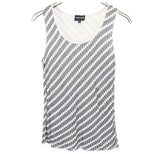 GIORGIO ARMANI Made in Italy Silk Blend Overall handle Tank top 38 Women - Picture 1 of 8