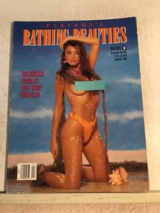 3517 Playboy's Adult Magazine Bathing Beauties April 1990 - Picture 1 of 1