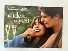 THE IDEA OF YOU - D/S carte postale film originale 5"x7" comme neuf 2024 Anne Hathaway
