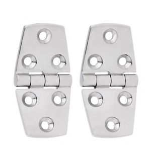 2Pcs Deck Door Hinges 3'x1.5'76mm X 38mm 316 Stainless Steel Boat Strap Hardw... - Picture 1 of 9