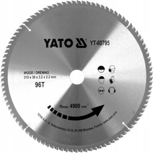 Circular Saw Blade Ø 315 x 30 x 3.2 mm, 96 teeth YATO (YT-60795) - Picture 1 of 4