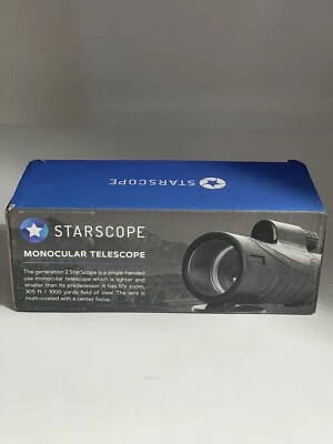 STARSCOPE Monocular Telescope (Gen 2) 10x Zoom Focus IPX5 Water Resistant - Image 1 of 4