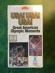 Sports Illustrated USA! USA! Great American Olympic Moments 1992 New 3 Tapes VHS - Foto 1 di 5