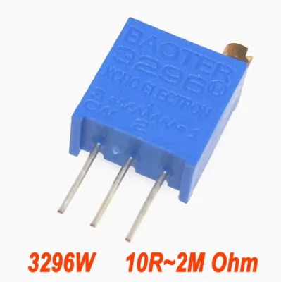 3296W Multiturn Variable Potentiometer Resistors Preset Trimmer Pot 10R - 2M Ohm - Image 1 of 4