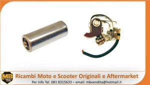 KIT PUNTE PUNTINE PLATINATE E CONDENSATORE PIAGGIO VESPA PX 125-150-200 FRECCE - Imagen 1 de 1
