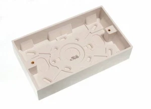 Nuovo Superficie Supporto Alloggiamento Interruttore Presa Retro Scatola 2 25mm - Bild 1 von 1