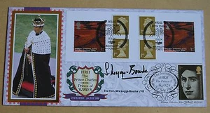 GALES B/LET 2004 BENHAM FDC MACHYNLLETH H/S FIRMADO POR EL HONORABLE MRS LEGGE-BOURKE - Imagen 1 de 3