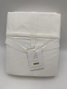 Pottery Barn Classic 400 Thread Organic Percale Sheet Set King White #R100 - Picture 1 of 7