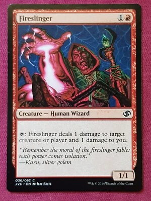 Magic The Gathering DUEL DECKS ANTHOLOGY JACE VS CHANDRA FIRESLINGER card MTG - Image 1 of 2