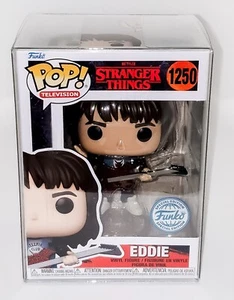 Stranger Things Eddie (With Guitar) Funko Pop Vinyl Funko SE 1250 with Protector - Picture 1 of 3