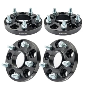4x 20MM 5x114.3 Hubcentric Wheel Spacers for Honda Acura 64.1mm Bore M12x1.5 - Picture 1 of 13