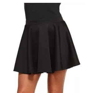 Spirit Halloween Black Skater Skirt Youth Girl's MEDIUM NWT - Picture 1 of 9