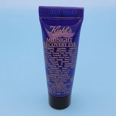 Crema de ojos de noche Kiehl's Midnight Recovery - 3 ml - Nueva Foto 1 de 2