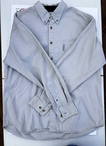 Columbia Multi-Purpose Fishing Short Sleeve- Khaki- Button Down Shirt-Size L - Foto 1 di 9